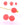 Vente au détail Perles Rondes Sculptées Fleur en Coquillage Teinté Corail Rose 8mm, trou 1mm (2)